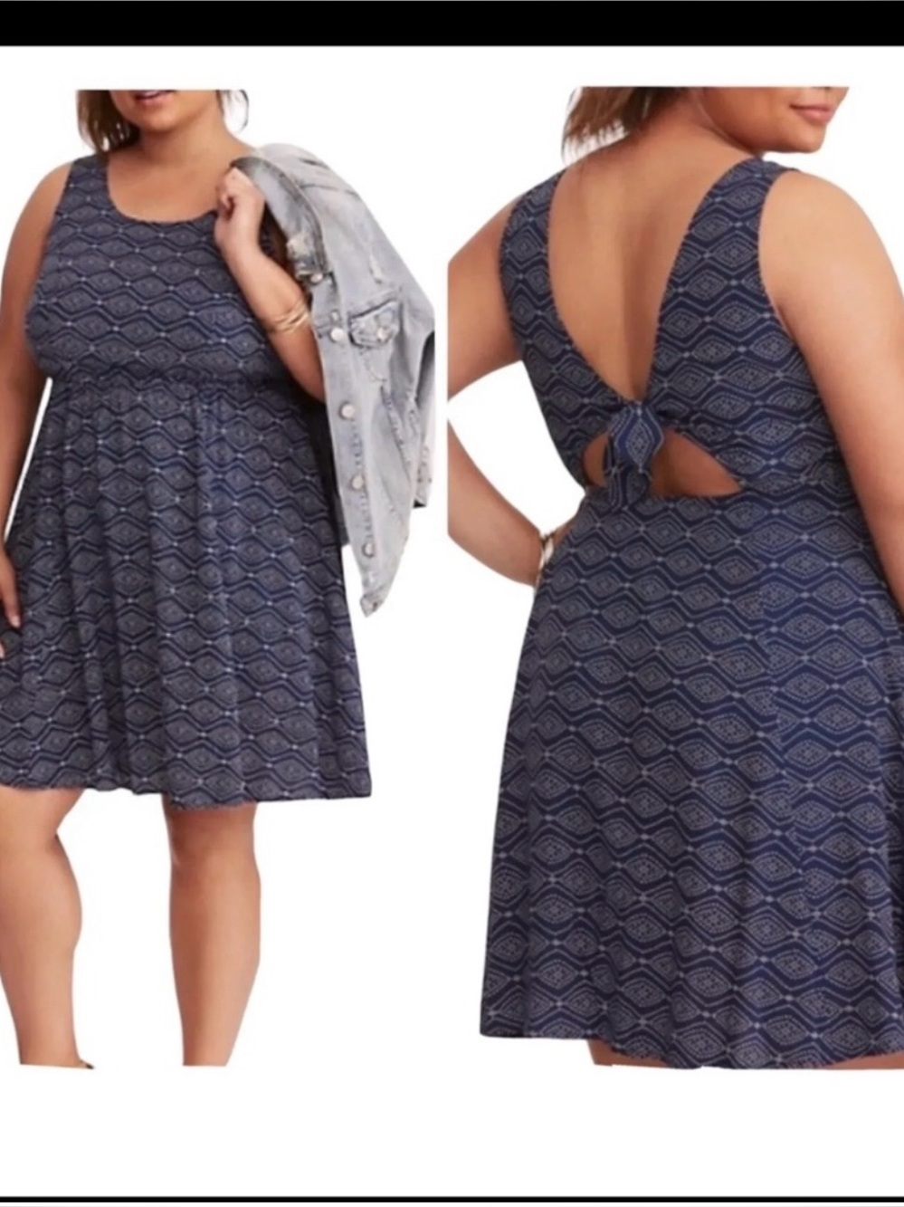 Torrid Tie Back Challis Dress